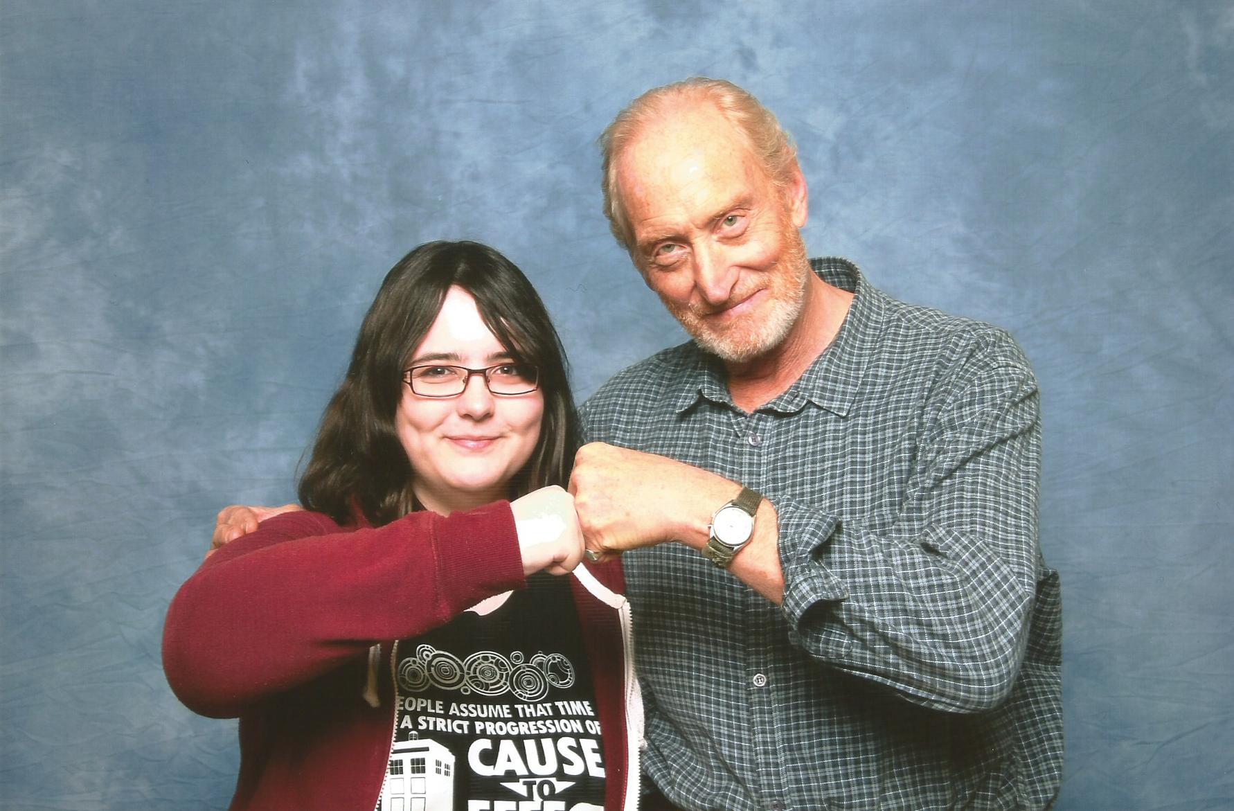 Charles Dance With a Fan