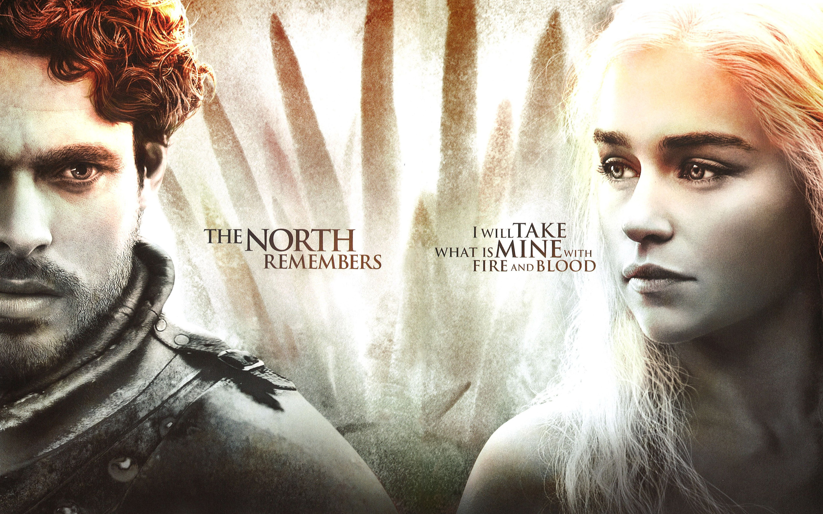 Robb and Dany Promo Poster Quotes